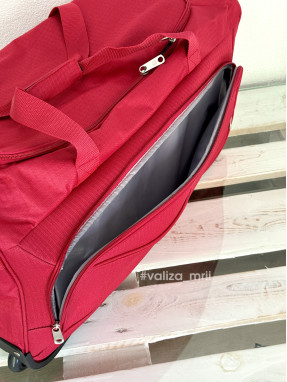 Сумка на колесах 898/65 Worldline - средний размер - красный