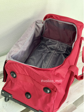 Сумка на колесах 898/65 Worldline - средний размер - красный