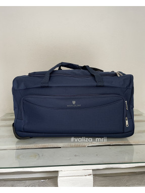 Сумка на колесах 898/65 Worldline - средний размер - синий