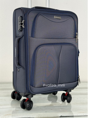 Тканевый чемодан Tourist 903 - ручная кладь - синий
