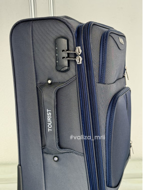 Тканевый чемодан Tourist 903 - ручная кладь - синий