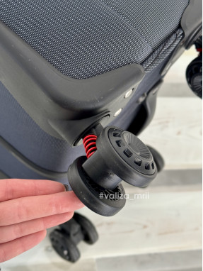 Тканевый чемодан Tourist 903 - большой размер - синий