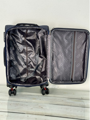 Тканевый чемодан Tourist 903 - ручная кладь - синий