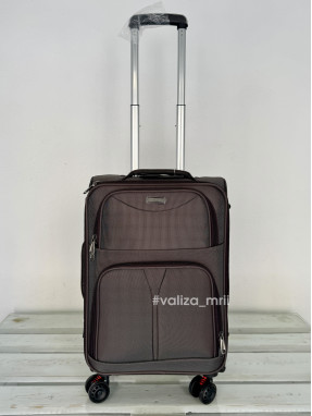 Тканинна валіза Tourist 903 - ручна поклажа - коричневий