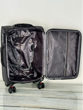 Тканевый чемодан Tourist 903 - ручная кладь - черный