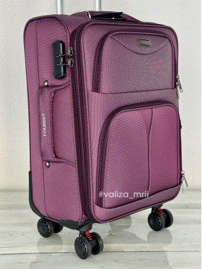 Тканевый чемодан Tourist 903 - ручная кладь - фиолетовый
