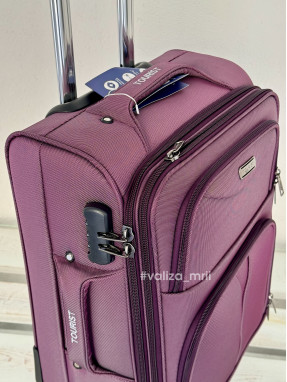 Тканевый чемодан Tourist 903 - ручная кладь - фиолетовый