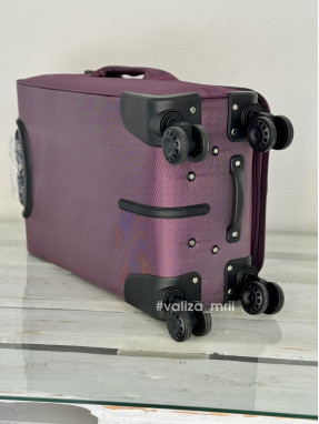 Тканевый чемодан Tourist 903 - ручная кладь - фиолетовый