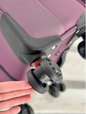 Тканевый чемодан Tourist 903 - ручная кладь - фиолетовый