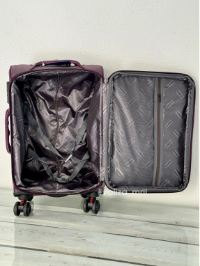 Тканевый чемодан Tourist 903 - ручная кладь - фиолетовый