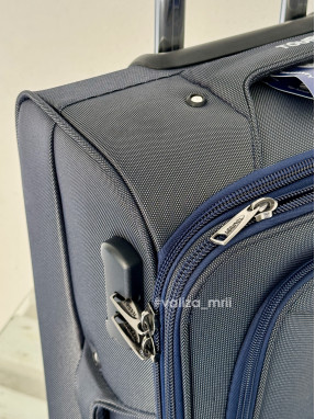 Тканинна валіза Tourist 903 - середній розмір - синій