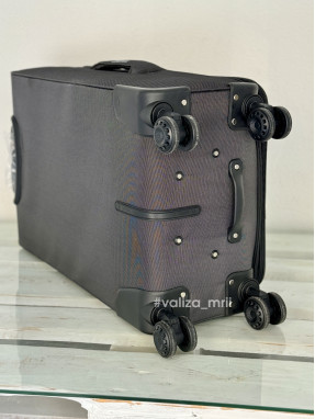 Тканевый чемодан Tourist 903 - большой размер - черный