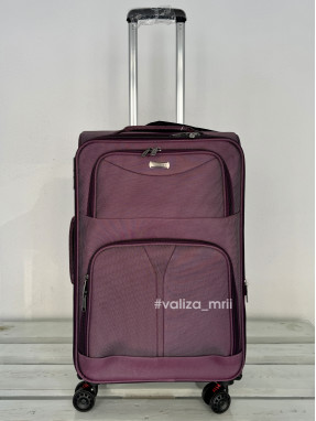 Тканинна валіза Tourist 903 - середній розмір - фіолетовий