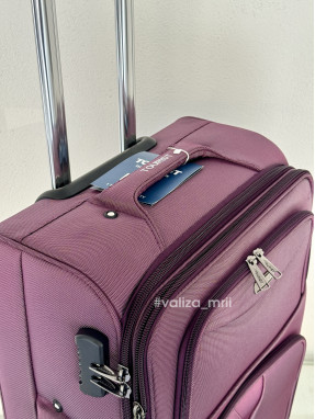 Тканинна валіза Tourist 903 - середній розмір - фіолетовий