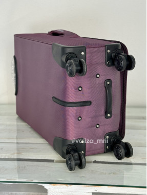 Тканинна валіза Tourist 903 - середній розмір - фіолетовий