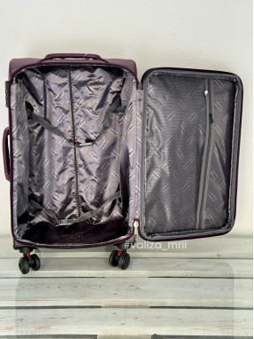 Тканинна валіза Tourist 903 - середній розмір - фіолетовий