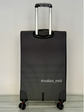 Тканевый чемодан Tourist 903 - большой размер - черный