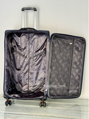 Тканевый чемодан Tourist 903 - большой размер - синий