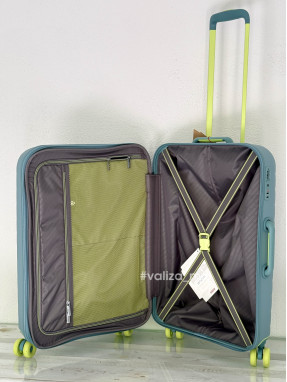 Чемодан American Tourister Neovibe - средний размер - мятный