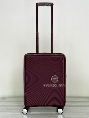 Валіза American Tourister 7675 - ручна поклажа - бургунді