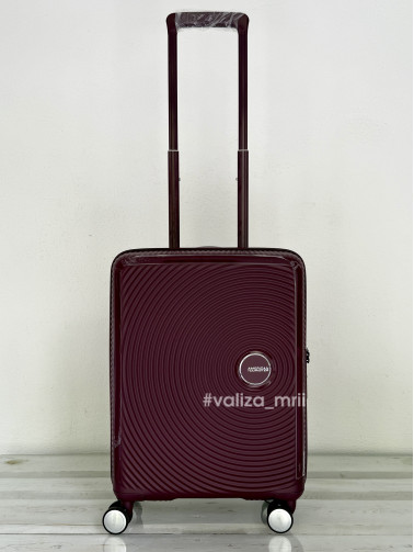 Чемодан American Tourister 7675 - ручная кладь - бургунди