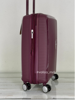 Чемодан American Tourister 7675 - ручная кладь - бургунди