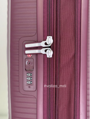 Чемодан American Tourister 7675 - ручная кладь - бургунди