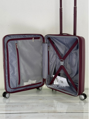 Чемодан American Tourister 7675 - ручная кладь - бургунди
