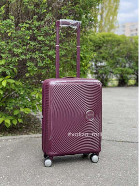 Чемодан American Tourister 7675 - ручная кладь - бургунди
