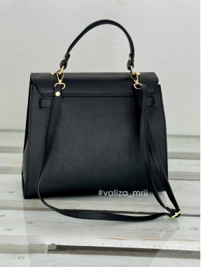Сумка шкіряна Італія - 03499 - чорний