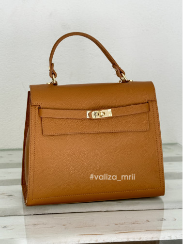 Сумка шкіряна Італія - 03499 - рудий