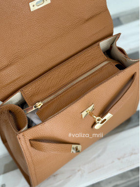 Сумка шкіряна Італія - 03499 - рудий