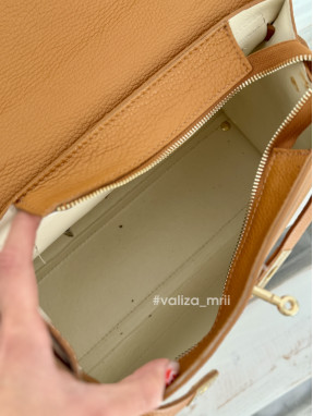 Сумка шкіряна Італія - 03499 - рудий