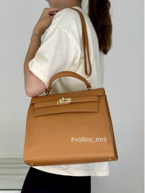 Сумка шкіряна Італія - 03499 - рудий