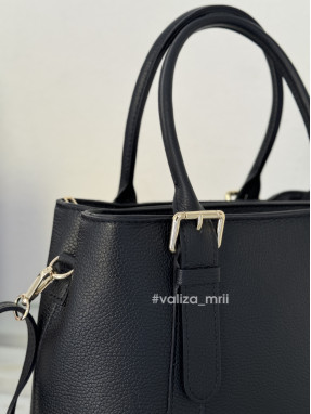 Сумка из натуральной кожи Италия - 03906 - черный