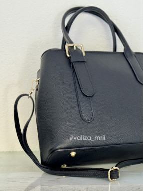 Сумка из натуральной кожи Италия - 03906 - черный