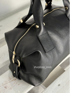 Сумка из натуральной кожи Италия - 04183 - черный