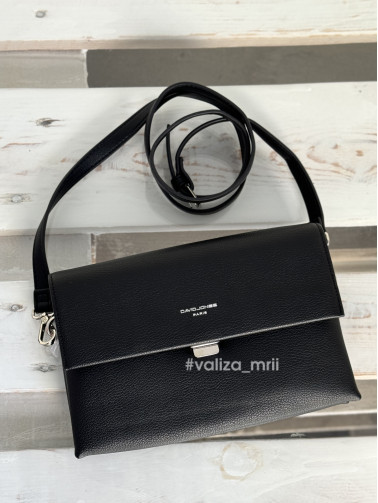 Сумка-клатч David Jones 6919 з якісної екошкіри - чорний