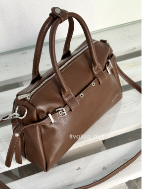 Стильна жіноча сумка з екошкіри David Jones CM7699 - рудий