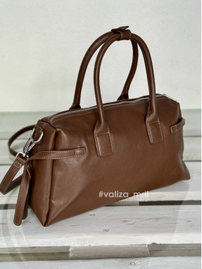 Стильна жіноча сумка з екошкіри David Jones CM7699 - рудий