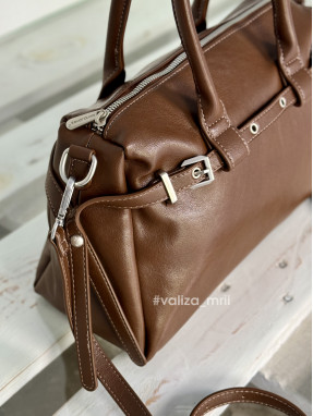 Стильна жіноча сумка з екошкіри David Jones CM7699 - рудий