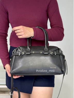 Стильна жіноча сумка з екошкіри David Jones CM7699 - чорний