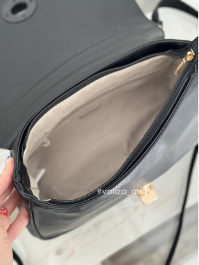 Жіноча сумка багет з екошкіри David Jones CM7705 - чорний