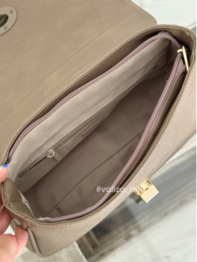 Жіноча сумка багет з екошкіри David Jones CM7705 - світлий тауп