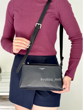 Жіноча сумка з екошкіри David Jones CM7815 - чорний