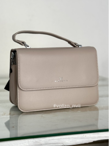 Сумка крос-боді з екошкіри 9308 - сірий