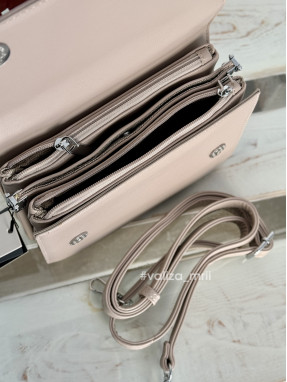 Сумка крос-боді з екошкіри 9308 - сірий