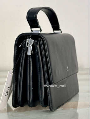 Сумка крос-боді з екошкіри 9308 - чорний