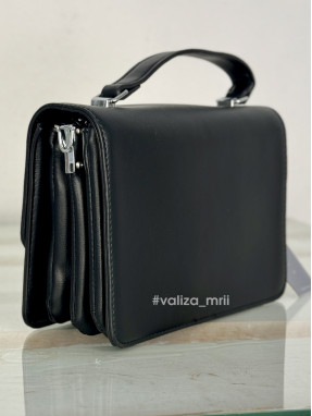 Сумка крос-боді з екошкіри 9308 - чорний