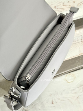 Сумка крос-боді з екошкіри 9396 - сірий